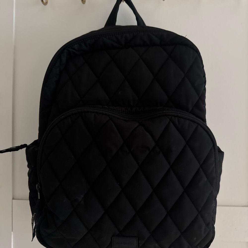 Vera BradleyQuilted Black Backpack